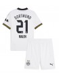 Borussia Dortmund Donyell Malen #21 Alternativní dres pro děti 2024-25 Krátký Rukáv (+ trenýrky)